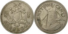 Barbados 1 cent 1987 conditie: circulatie munt