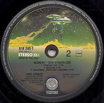 LP - Dire Straits - Alchemy Live at Hammersmith Odeon London 1983 - 3