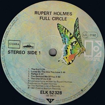 LP - Rupert Holmes - Full Circle - 1