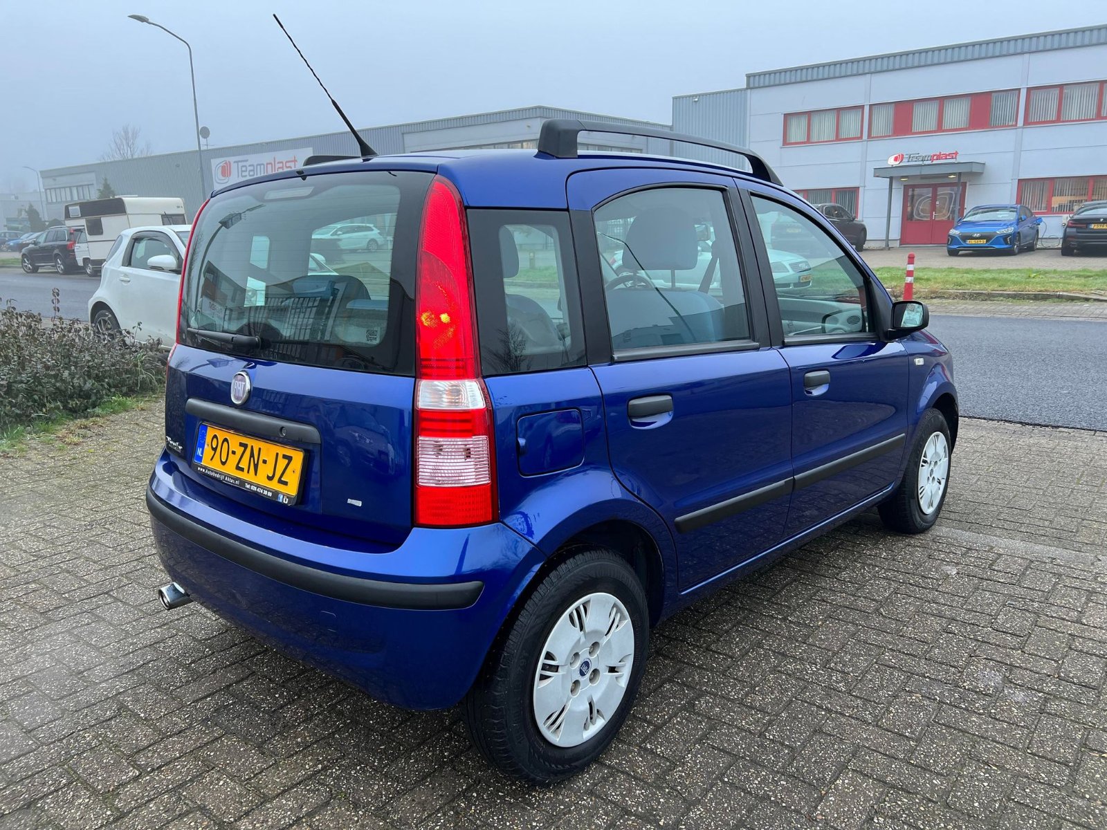 Fiat Panda 1.2 44KW 60PK 2008 Blauw,NapApk,€2995.- - Afbeelding 3
