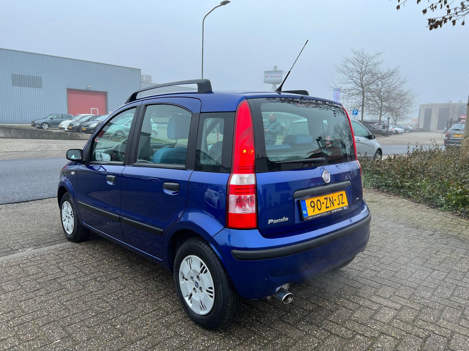 Fiat Panda 1.2 44KW 60PK 2008 Blauw,NapApk,€2995.- - Afbeelding 4