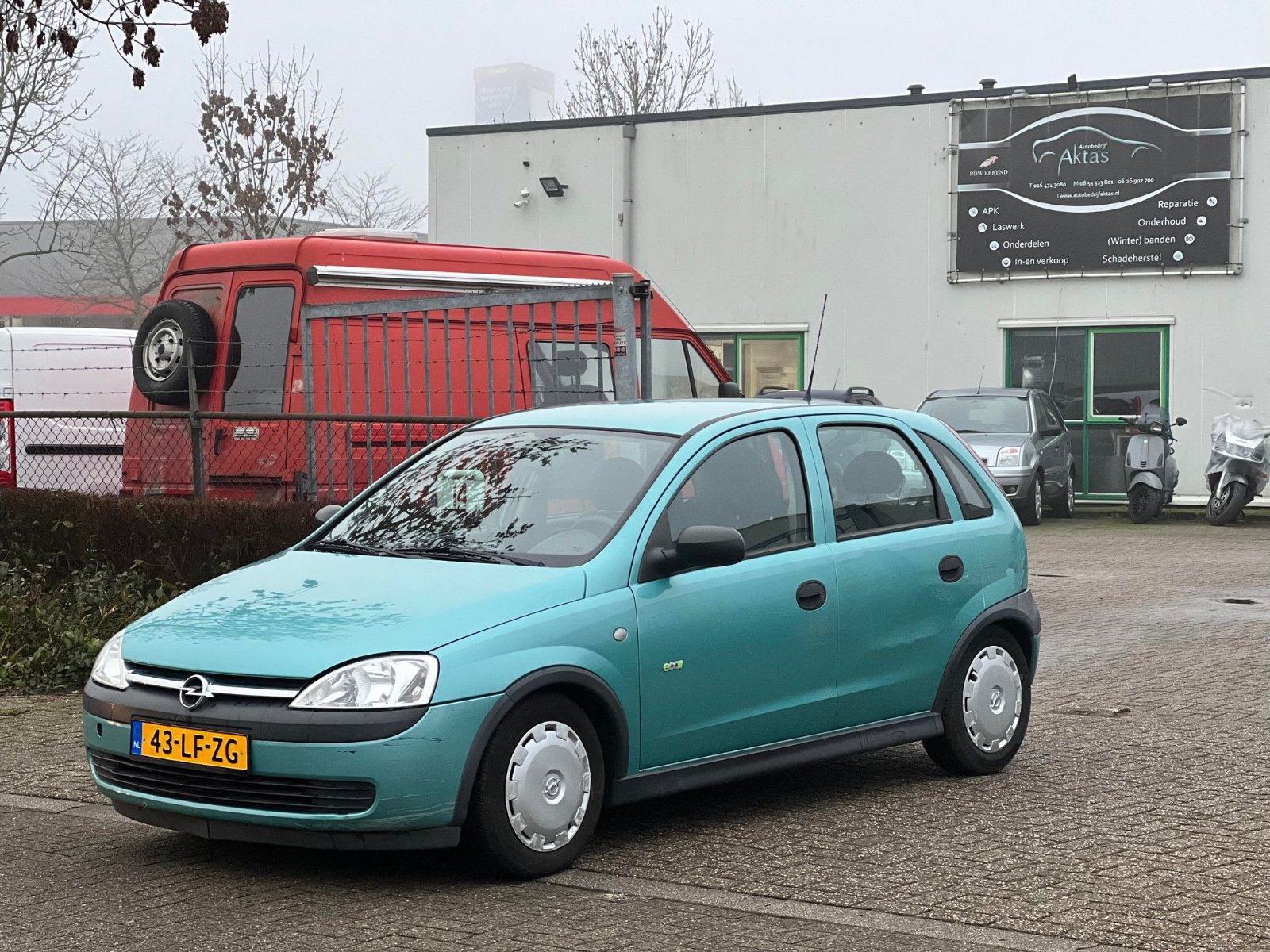 Opel Corsa 1.0 12V 5D Easytronic 2002 Groen 57DKM!,Nap,Apk,€1600.- - nr. 1