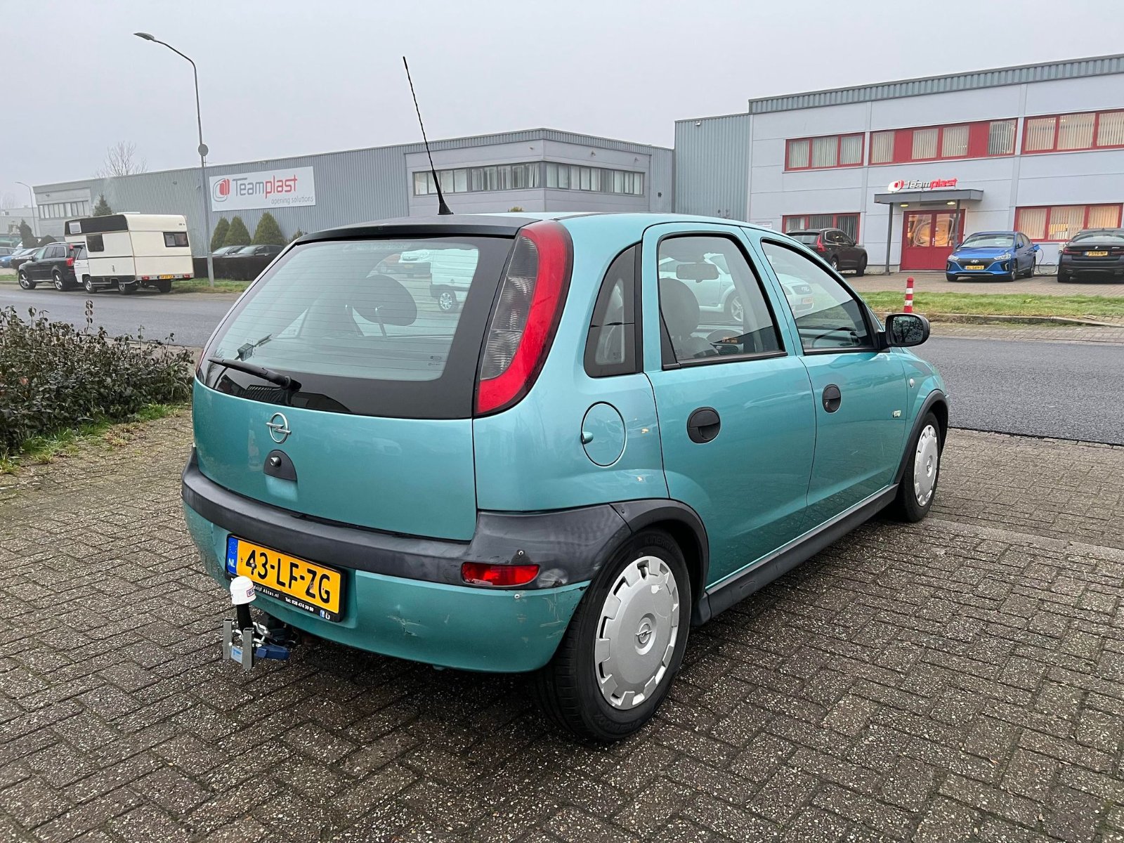 Opel Corsa 1.0 12V 5D Easytronic 2002 Groen 57DKM!,Nap,Apk,€1600.- - Afbeelding 3