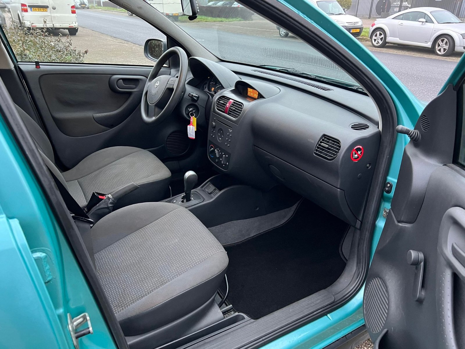 Opel Corsa 1.0 12V 5D Easytronic 2002 Groen 57DKM!,Nap,Apk,€1600.- - Afbeelding 5