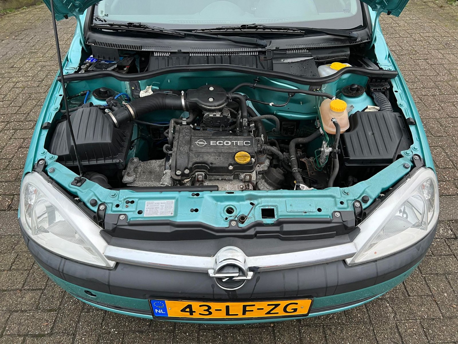 Opel Corsa 1.0 12V 5D Easytronic 2002 Groen 57DKM!,Nap,Apk,€1600.- - Afbeelding 7