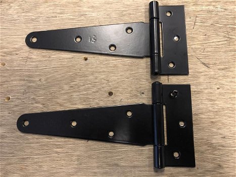 Set deur-kast scharnier,zwart borstband ijzer scharnier - 0