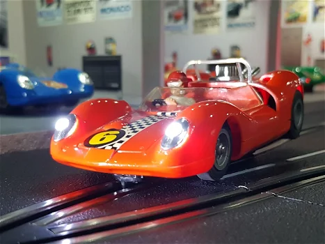 ORANJE NR 6 FLEISCHMANN FORD LOTUS 40 MET LED VERLICHTING! - 0