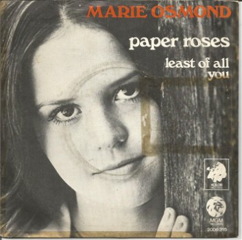 Marie Osmond ‎– Paper Roses (1973) - 0