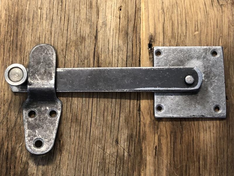 Valslot Straight 130 mm, staal antieke afwerking, mooi - nr. 1