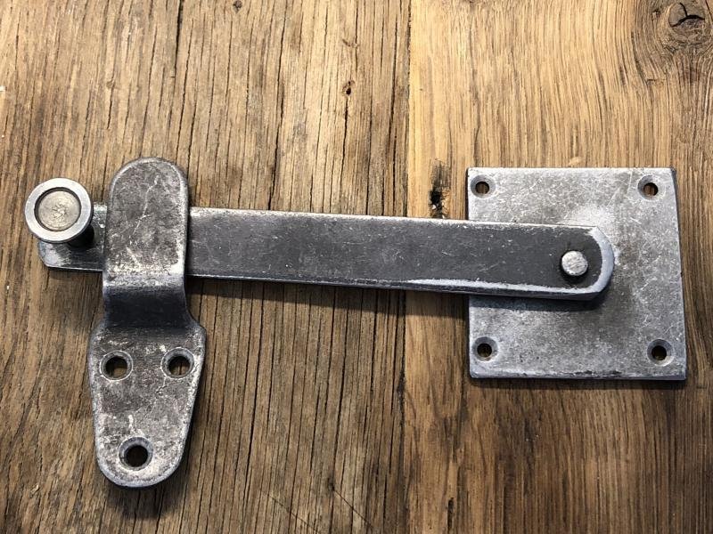 Valslot Straight 130 mm, staal antieke afwerking, mooi - Afbeelding 2