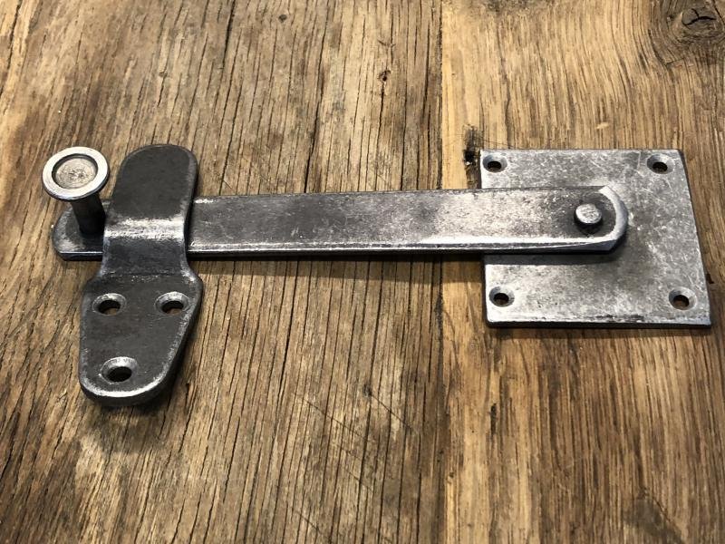 Valslot Straight 130 mm, staal antieke afwerking, mooi - Afbeelding 4