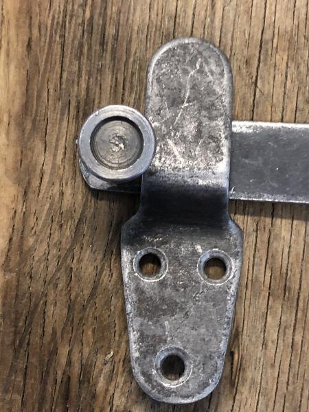 Valslot Straight 130 mm, staal antieke afwerking, mooi - Afbeelding 6