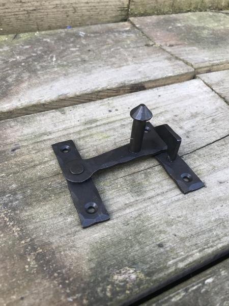 Valslot, meubel - en deurslot, antiek valslot val - Afbeelding 6