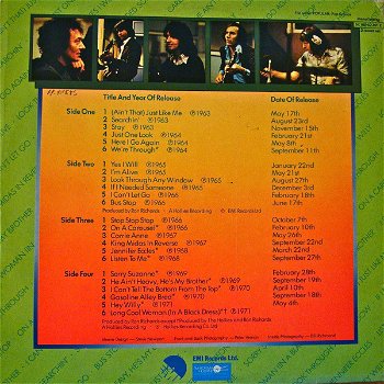 2-LP - History of the Hollies - 1