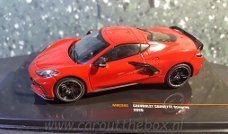 Corvette C8 2020 rood 1/43 Ixo V572