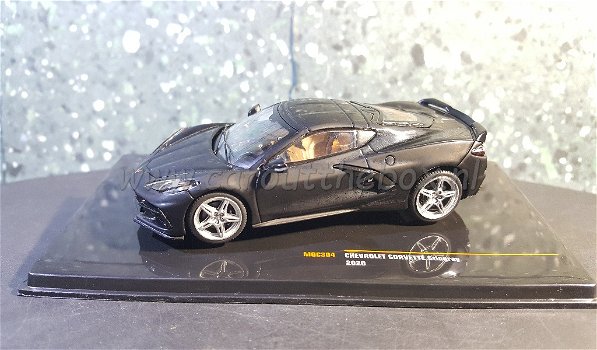 Corvette C8 2020 zwart 1/43 Ixo V573 - 0