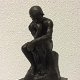 1 Sculptuur Brons, de denker - 4 - Thumbnail