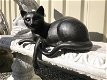 1 sculptuur kat uit Polystein - 2 - Thumbnail