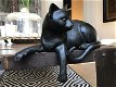 1 sculptuur kat uit Polystein - 3 - Thumbnail