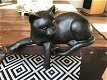 1 sculptuur kat uit Polystein - 5 - Thumbnail
