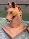 Boekensteunenset gietijzeren paardenhoofden - 1 - Thumbnail