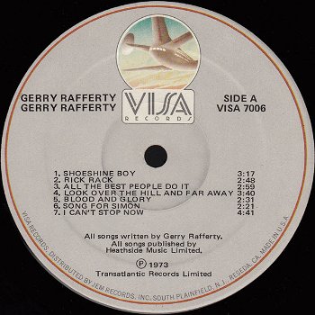 LP - Gerry Rafferty - 1