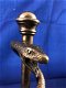 Esculaap-slang in brons look, prachtig beeld. - 1 - Thumbnail