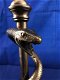 Esculaap-slang in brons look, prachtig beeld. - 7 - Thumbnail