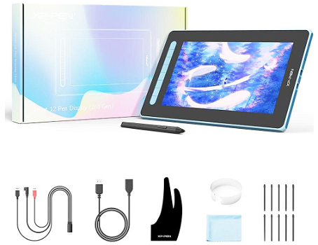 XP-PEN Artist 12 2nd Generation Graphic Tablet with 13.6 x 8 - 7