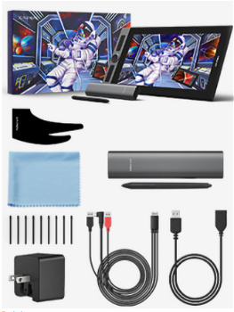 XP-PEN Artist Pro 16 Graphic Tablet with 15.4 Inch 133% sRGB - 5