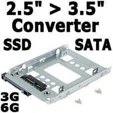 HP 2.5" > 3.5" Converter Bracket SATA SAS SSD Hot Swap Tray