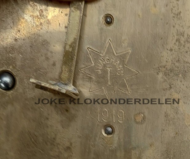 = Tafelklok uurwerk = Junghans 1919 =46958 - Afbeelding 6