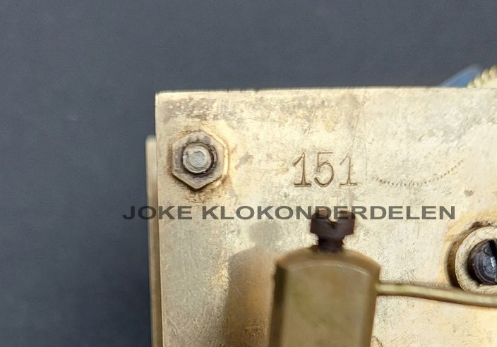 = Tafelklok uurwerk = Junghans 1919 =46958 - Afbeelding 7
