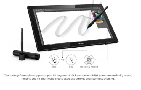 XP-PEN Artist 22 2nd Generation Graphic Tablet with 21.5 Inc - 3