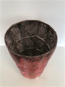 kandelaar-windlicht-kaarsen glas, pink, sfeer 000 - 3
