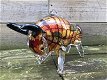 Mooi beeld van een stier van vol glas, prachtig in kleur - 1 - Thumbnail
