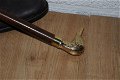 Mooie messing-hardhouten schoenlepel met eendenhoofd - 1 - Thumbnail