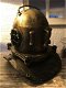 Nautistische brass-messing-look duikhelm XL, duikhelm - 4 - Thumbnail