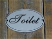 Bordje emaille Toilet voor aan de WC-deur - 0 - Thumbnail