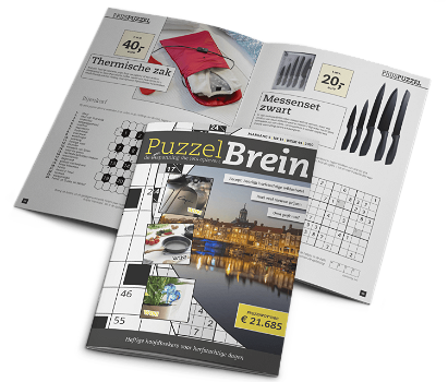 Gratis puzzelboek met 36 puzzels en winkans twv 12 euro 50 - 1