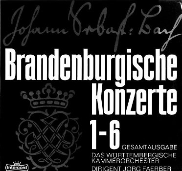 2-LP - BACH - Brandenburgische Konzerte 1-6 - 0