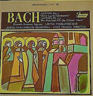LP - BACH - Cantata no.4, no.11 - Kantaten - 0