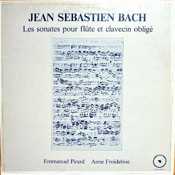 LP - Jean Sebastien Bach - Les Sonates - 0