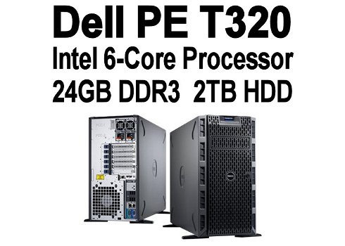 Dell PE T320 Server, Intel 6-Core, 24GB DDR3, 2TB HDD | ZFS - 0