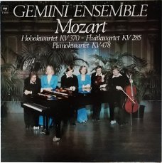 LP - Gemini Ensemble - Mozart Hobo en fluitkwartet