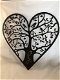 levensboom in hartvorm met vogels, wandornament - 5 - Thumbnail