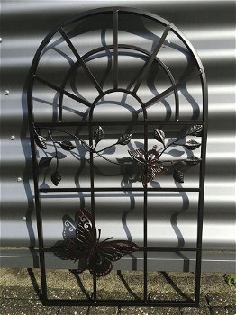Vlinder venster model, metal old , brown srust - 7