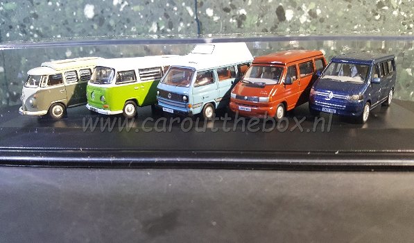 VW camper set 5 stuks 1:76 Oxford - 0