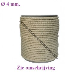 = Comtoise touw = Ø 4 mm.=41098