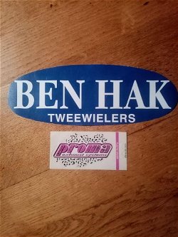 Sticker PROMA Paars NIEUW ORIGINEEL